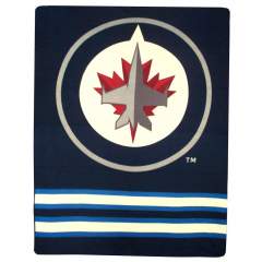 Winnipeg Jets fleece blanket