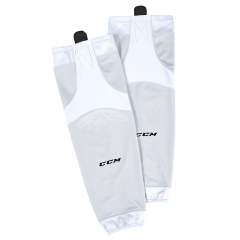 CCM SX6000 socks with stickers, white
