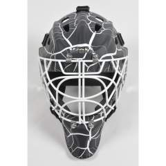 Wall W1 Kid "Crack" mask with Canada cage, YTH Black/White