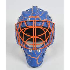 Wall W1 Kid "Crack" mask with Canada cage, YTH Blue/Orange