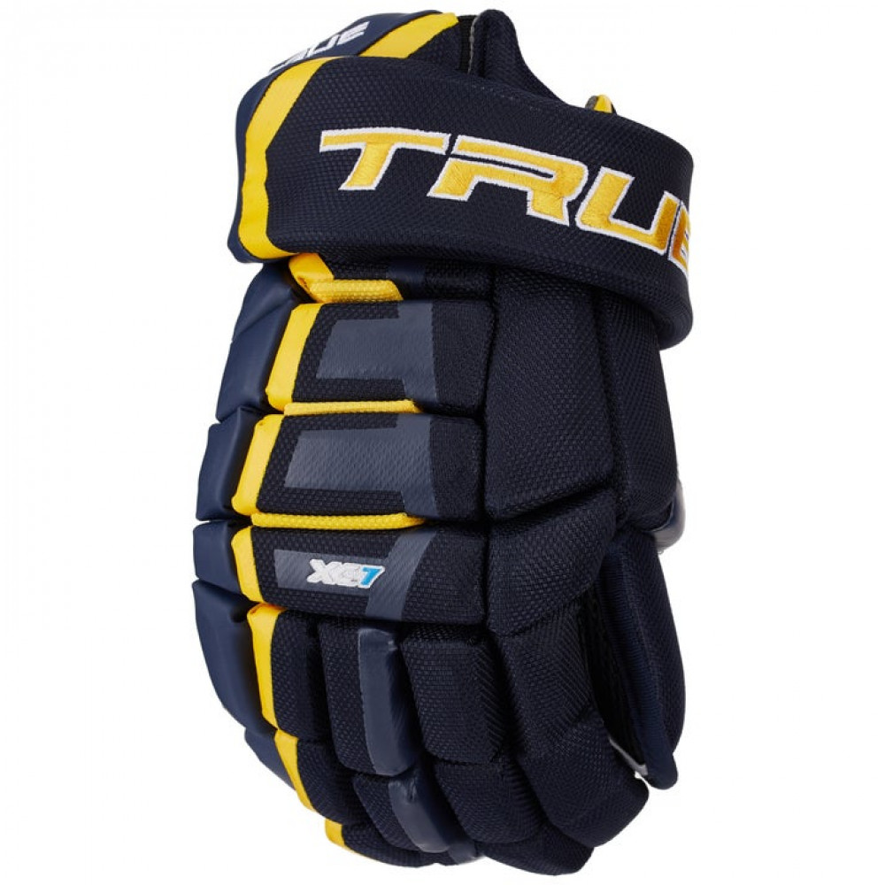 TRUE XC7 gloves, navy/gold