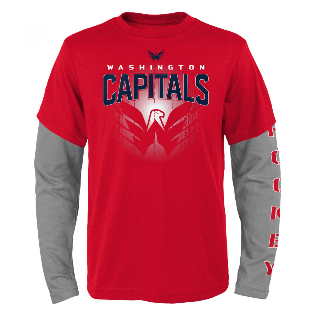 Washington Capitals T-paita ja pitkähihainen