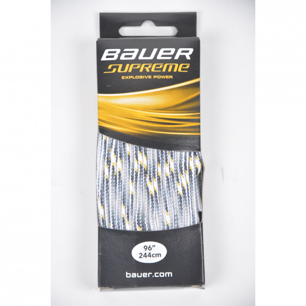 Bauer supreme cotton laces