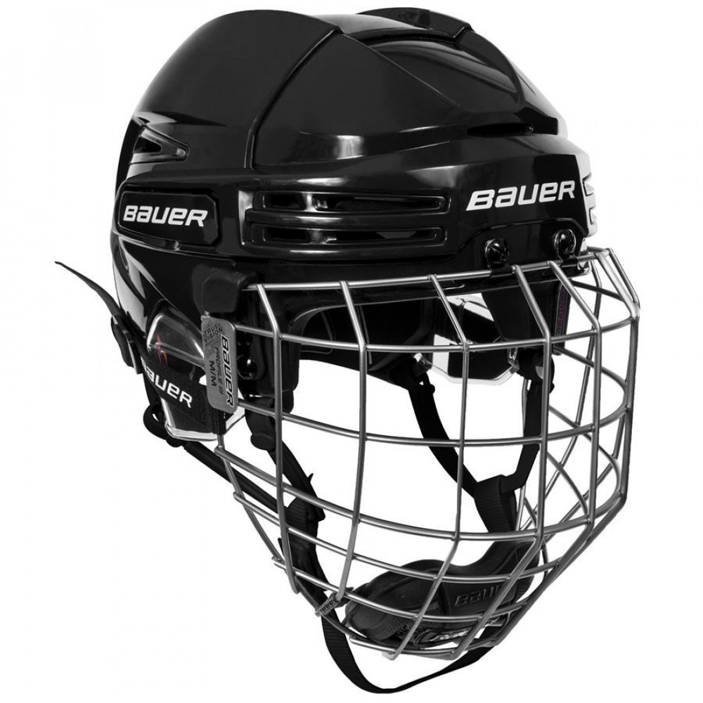 Bauer RE-AKT 75 helmet + cage, black
