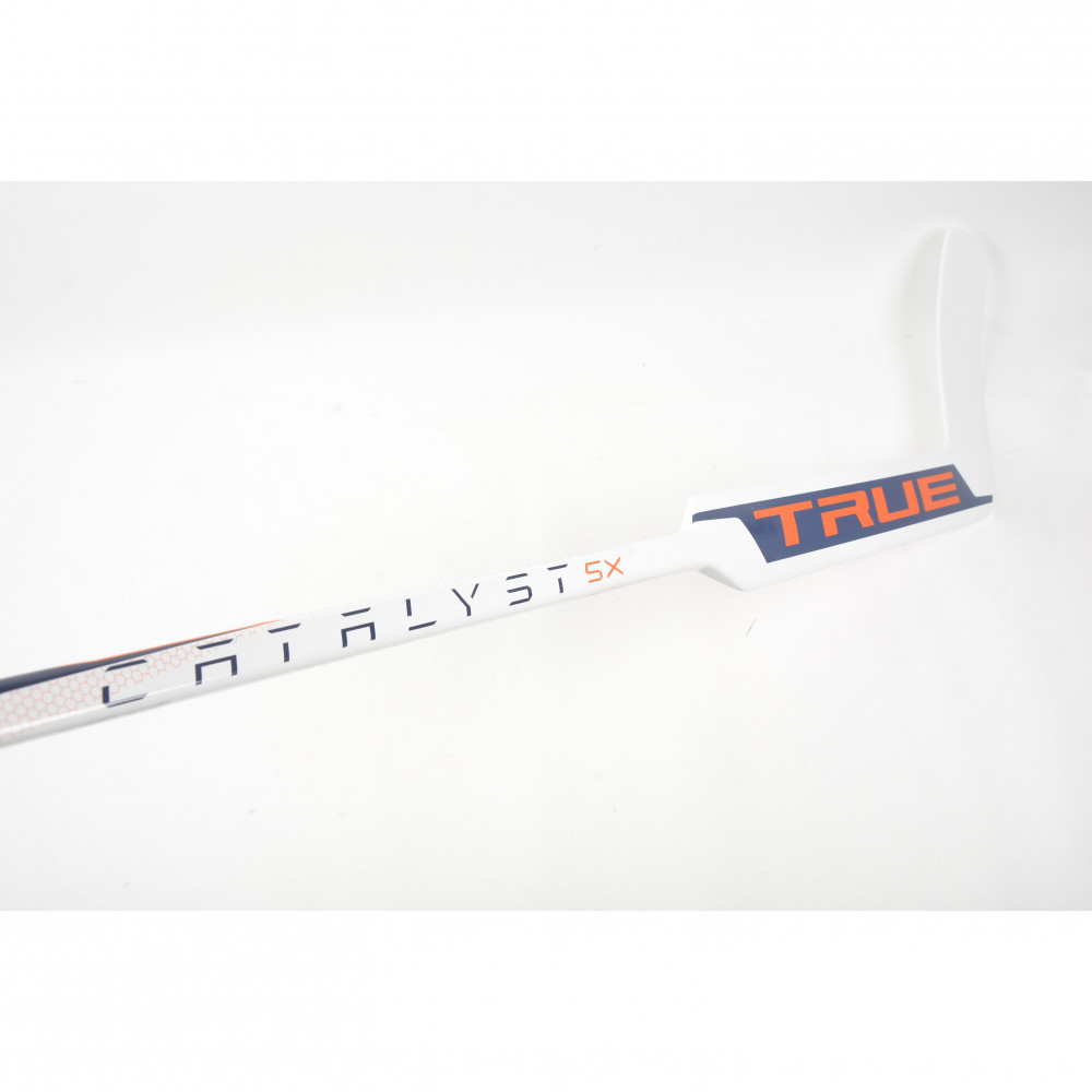 TRUE Catalyst 5X goalie stick, white/blue