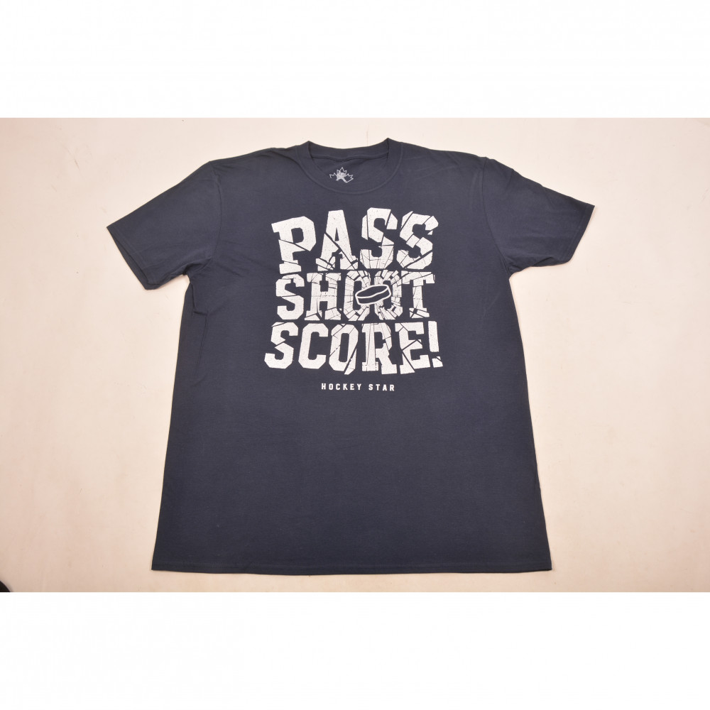 Hockey Star Pass Shoot Score T-shirt