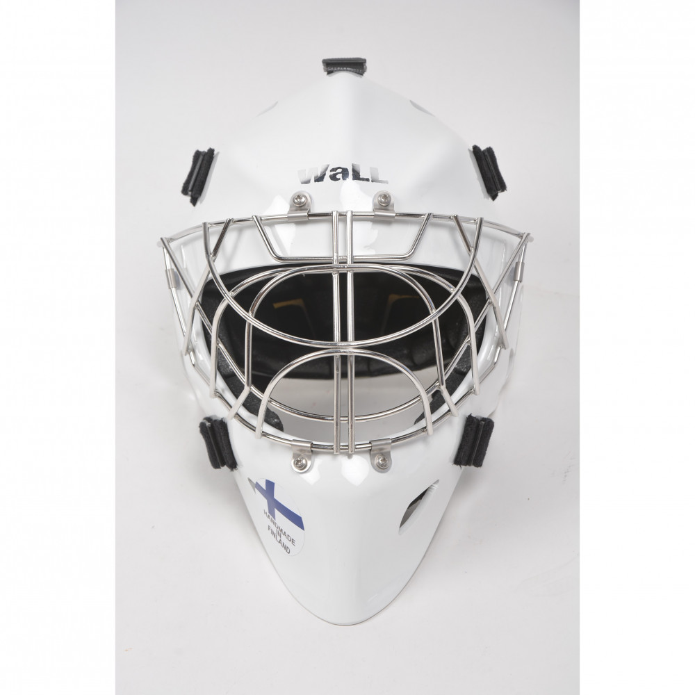 Wall W4 white mask with chrome Canada cage JR