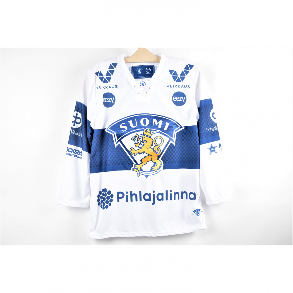 Warrior Suomi jersey white SR-XS (150 cm)