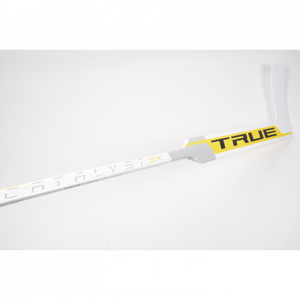 TRUE Catalyst 5X goalie stick, white/yellow 24" *