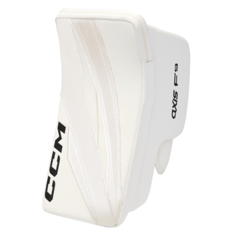 CCM AXIS F9 BLOCKER SR WHITE FULL RIGHT