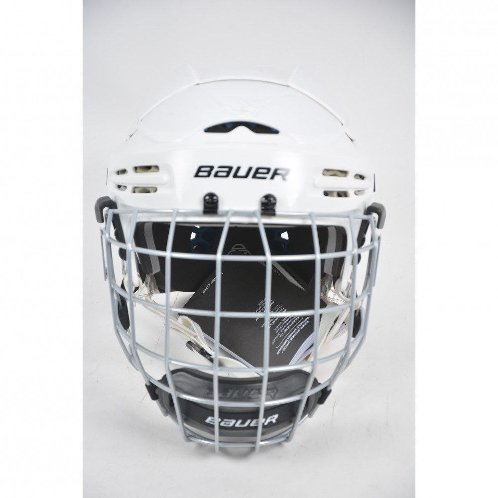 Bauer BHH5100 white helmet + cage