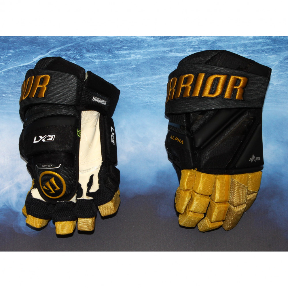 WARRIOR ALPHA LX3 HANSKAT VKG MUSTA/KULTA JR