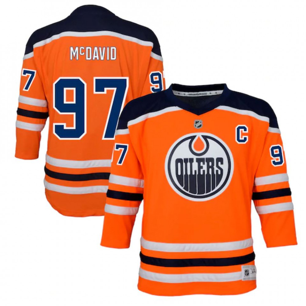 Edmonton Oilers "McDavid" Replica fanipaita, Koti