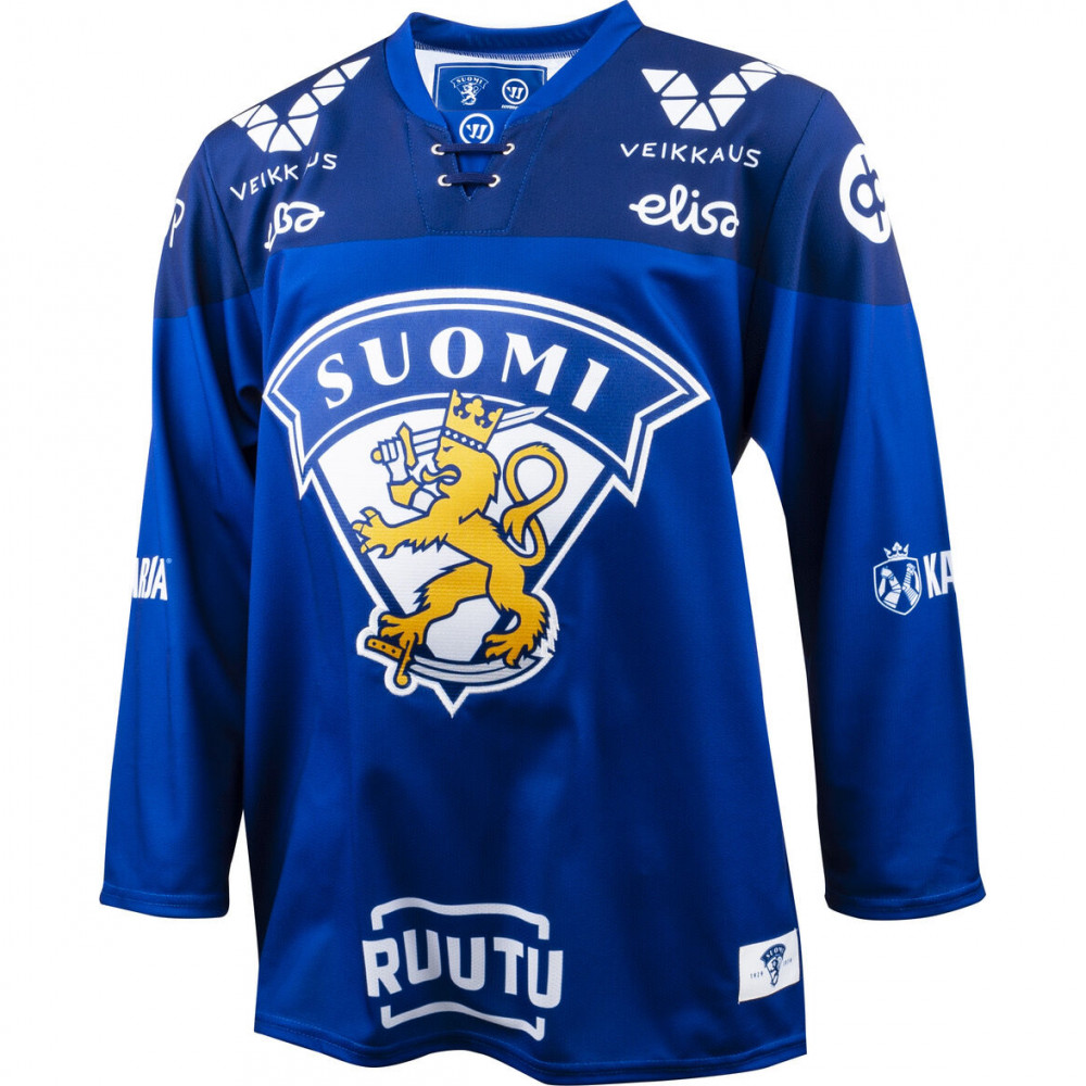 Warrior Suomi jersey blue 
