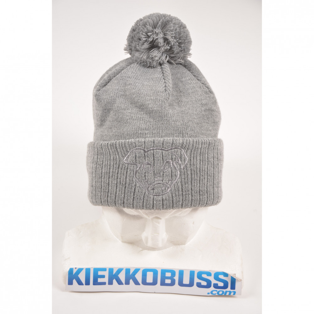 Lihajaloste Pig beanie, grey