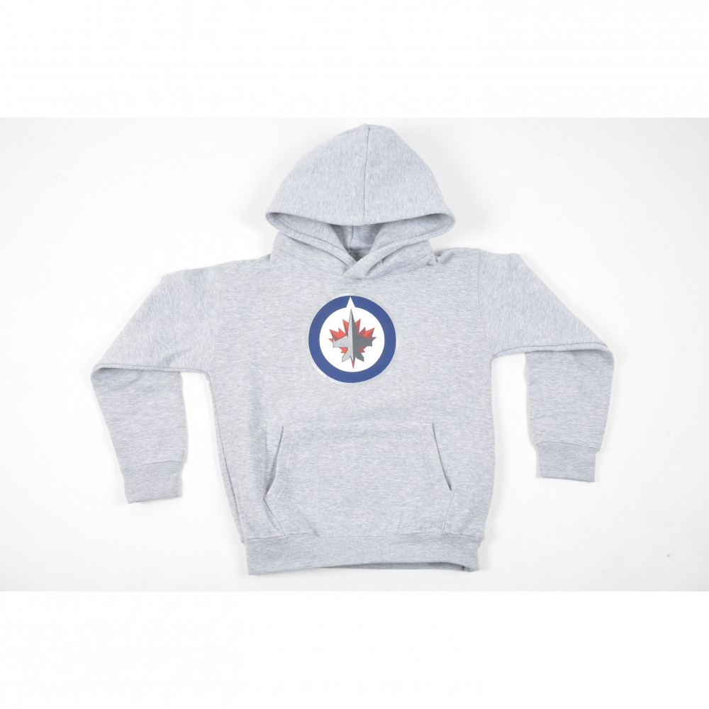 Winnipeg Jets Primary hoodie, grey 120cm