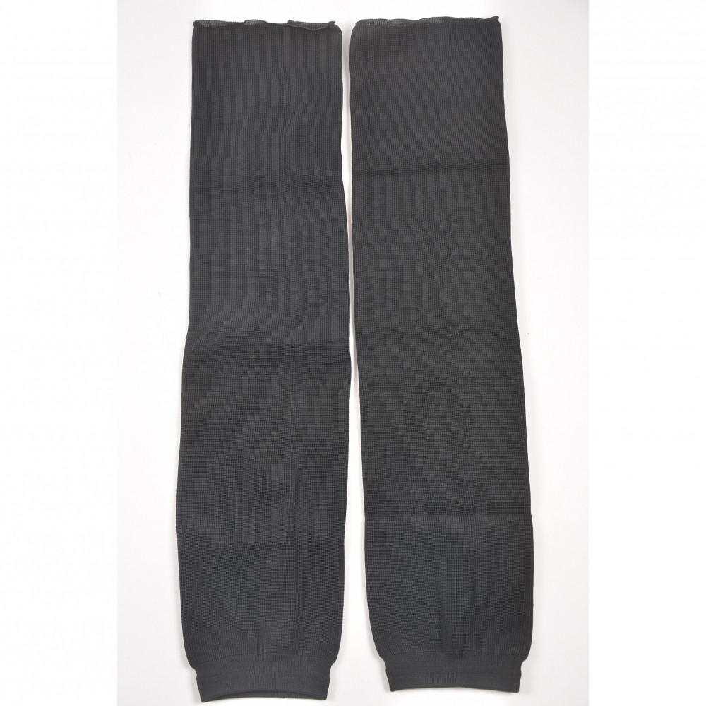 Edge knit hockey socks, black