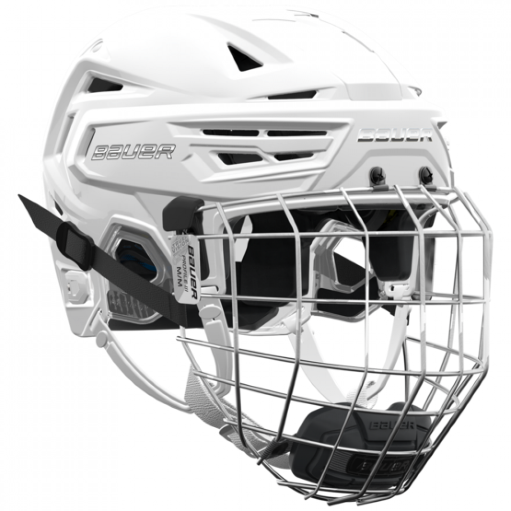 Bauer Re-Akt 150 helmet + cage, white
