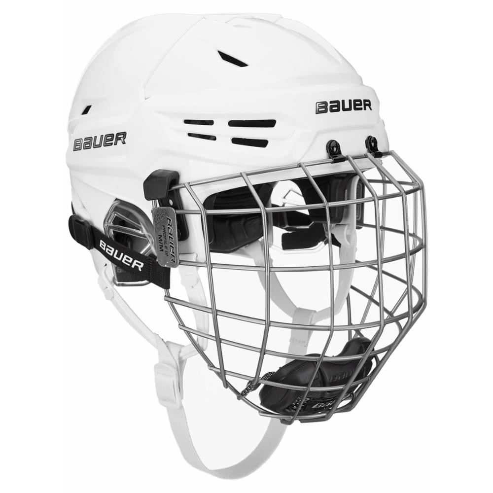 Bauer Re-Akt 95 helmet + cage, white