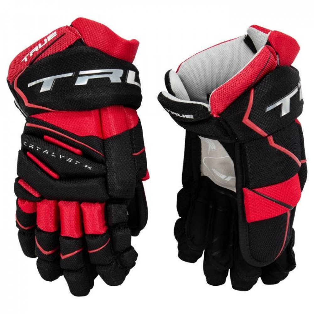 TRUE Catalyst 7X gloves, black/red