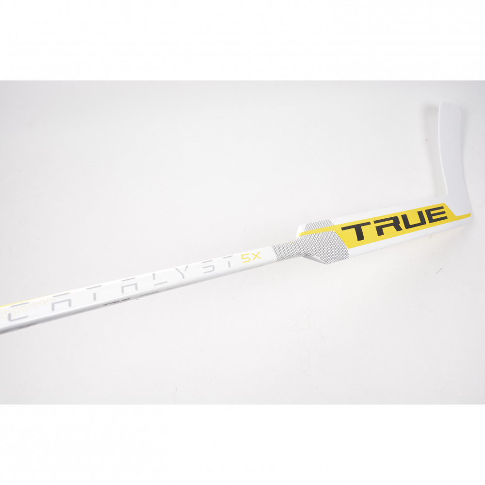 TRUE Catalyst 5X goalie stick, white/yellow