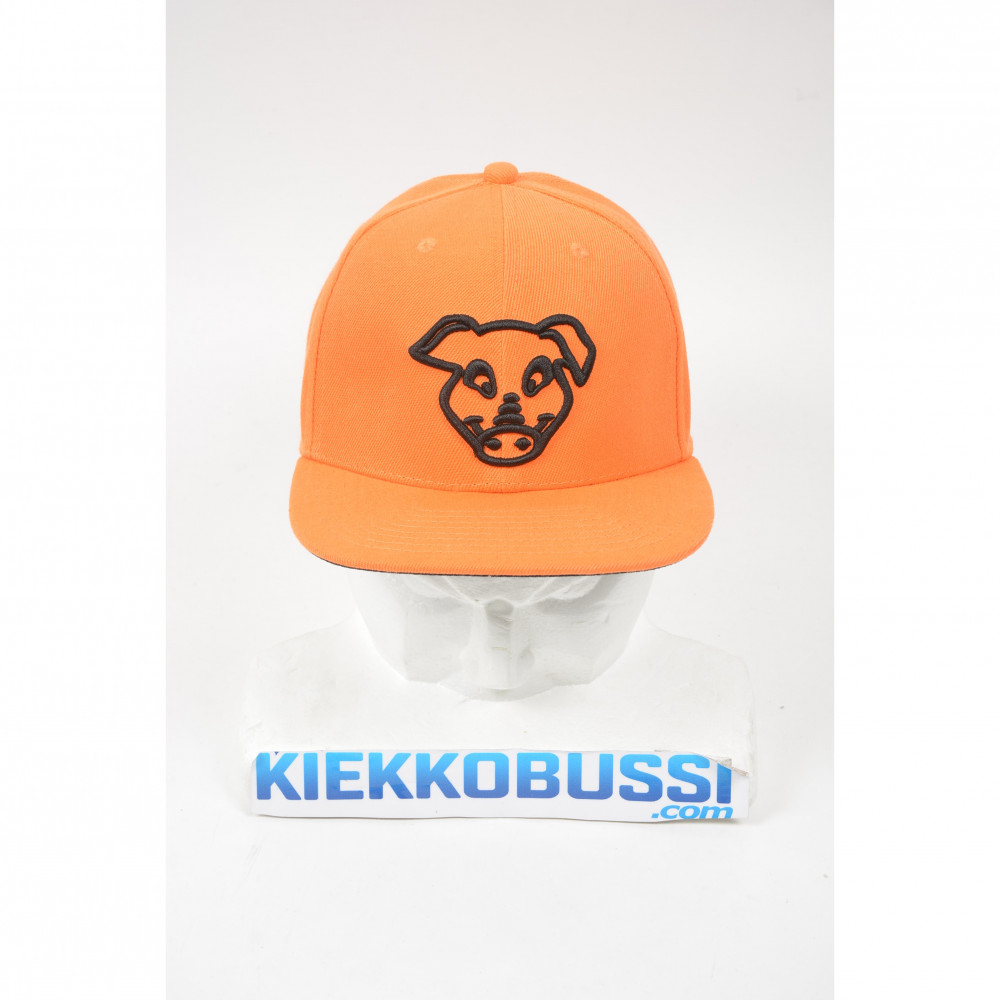 Lihajaloste Pig cap, orange/black