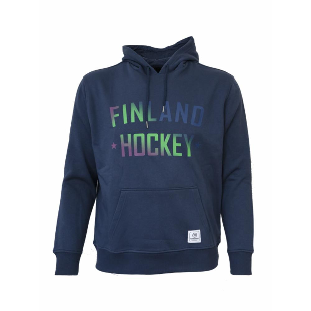 Warrior FIHA 2022 Finland Hockey hoodie, navy/northern lights