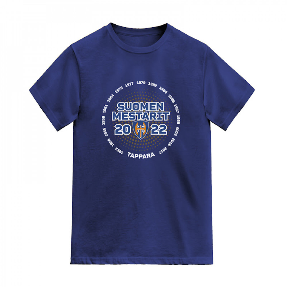 Tappara Suomen Mestarit 2022 T-shirt, blue
