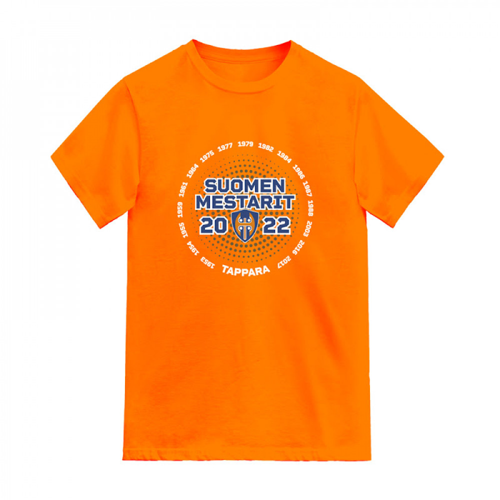 Tappara Suomen Mestarit 2022 T-shirt, orange