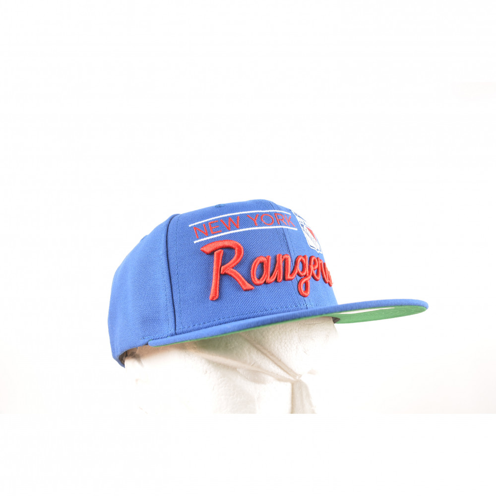 Mitchell & Ness Retro Lock Up Snapback New York Rangers