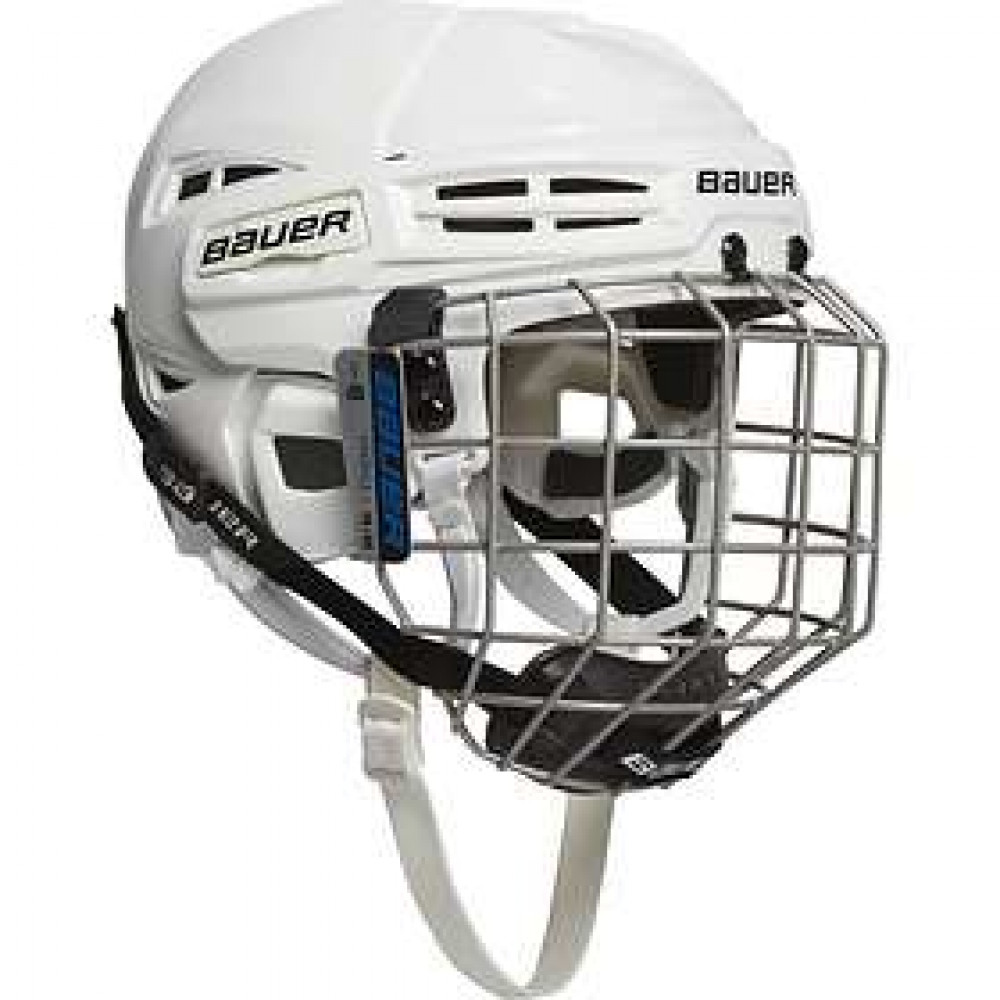 Bauer IMS 5.0 II Helmet Combo ,White Kiekkobussi Kierrätä ja säästä