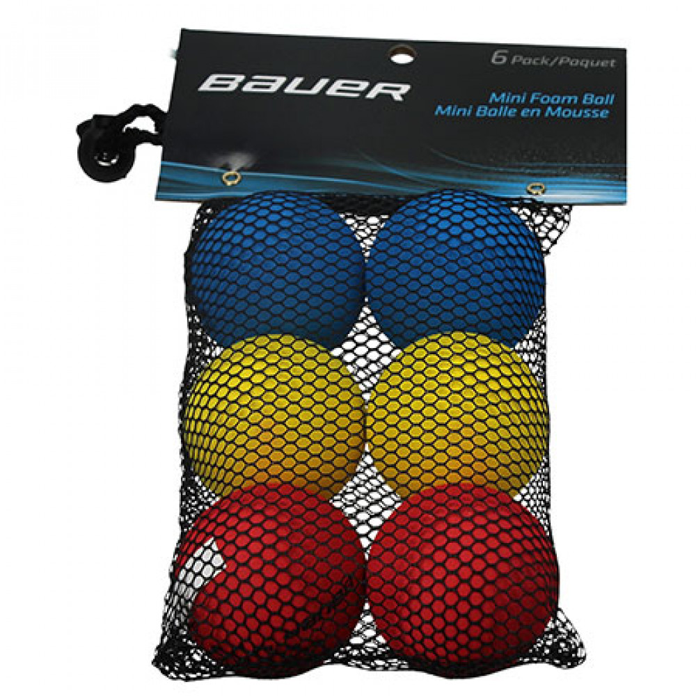 Bauer Mini foam pallo 6 kpl Bauer Mini foam pallo 6 kpl