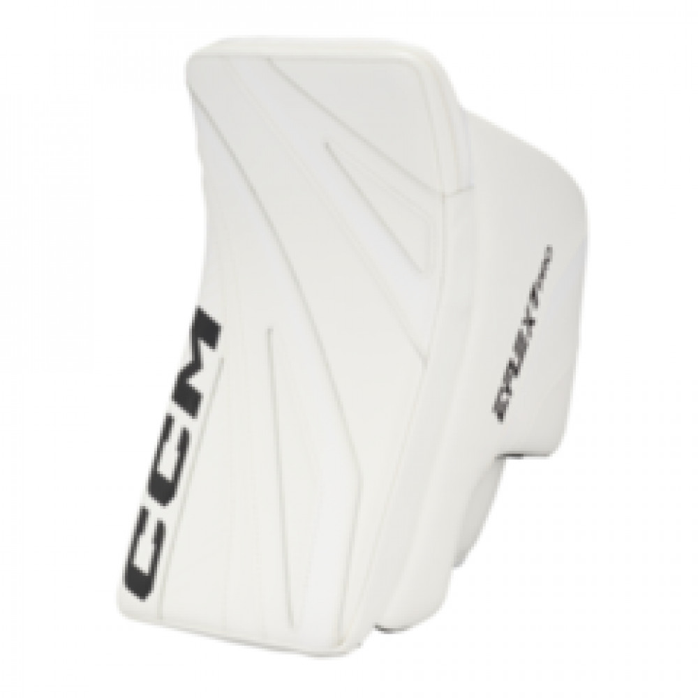 CCM EFLEX 7 GOALIE BLOCKER WHITE SR REGULAR