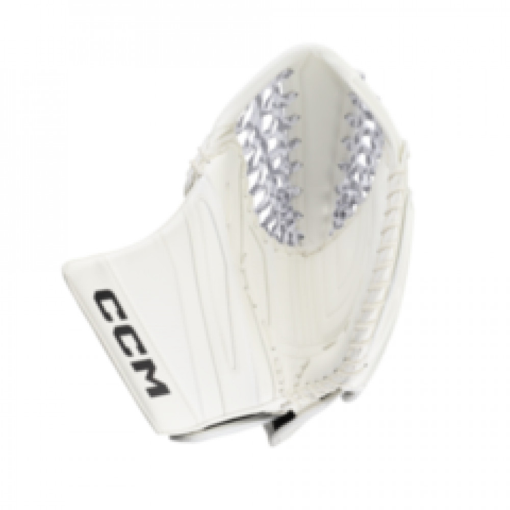 CCM EFLEX 7 GOALIE CATCHER WHITE SR REGULAR