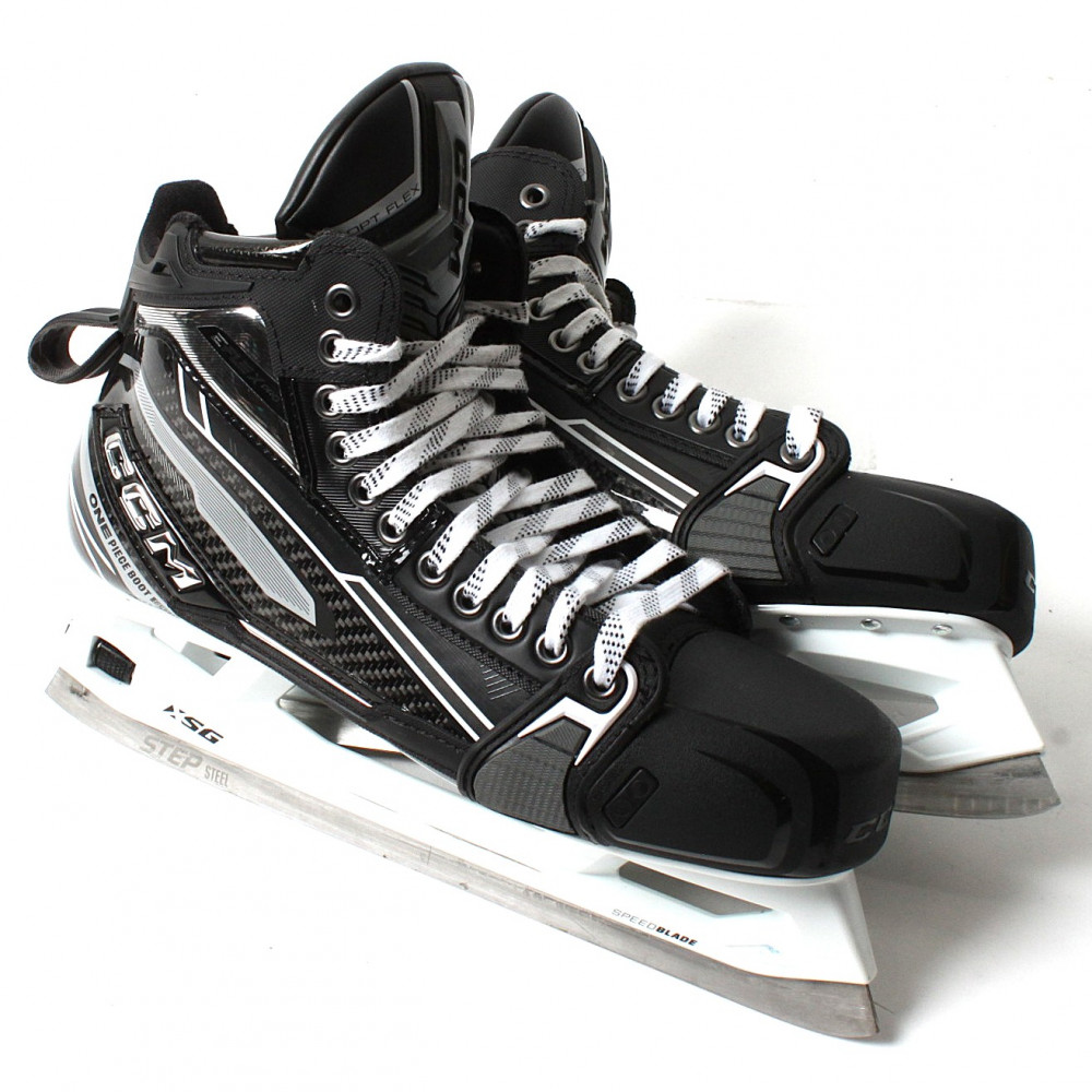 CCM EFLEX PRO "SAARINEN" CUSTOM GOALIE SKATES 47 / 11