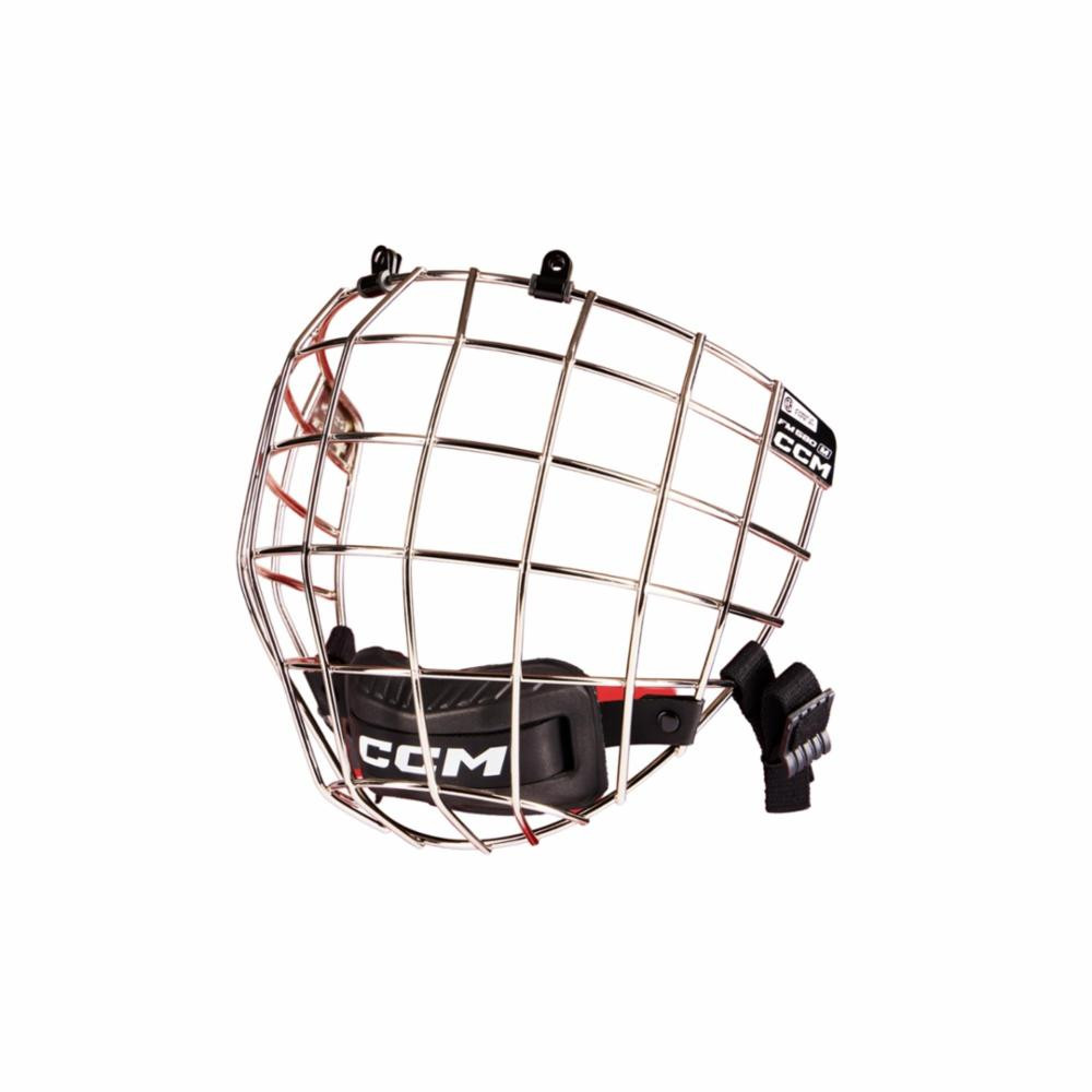 CCM FM 580 Facemask,Chrome