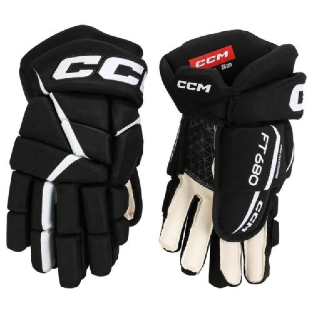 CCM Jetspeed FT680 Hanskat, Musta/Valk