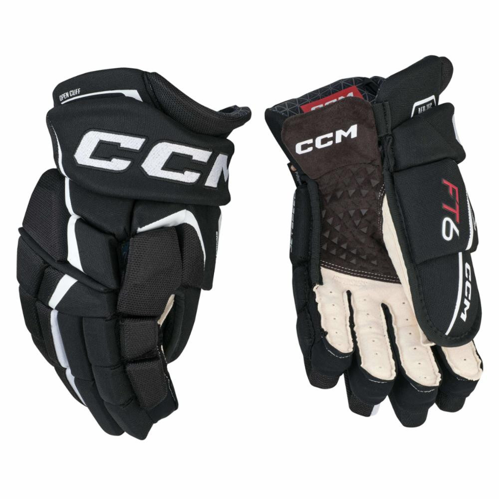 CCM Jetspeed FT6 Hanskat Musta/Valk