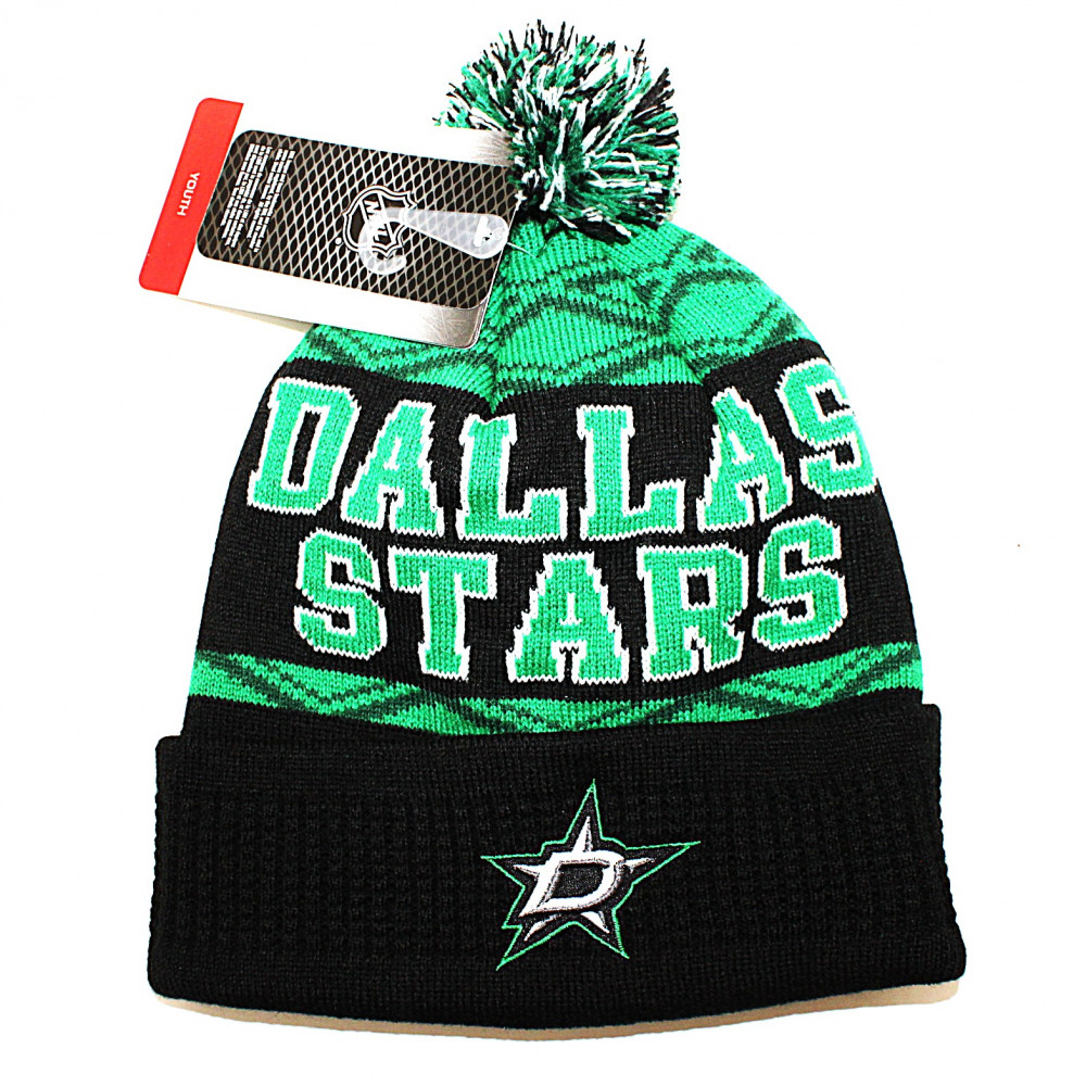 DALLAS STARS PUCK CUFFED POM - PIPO JR