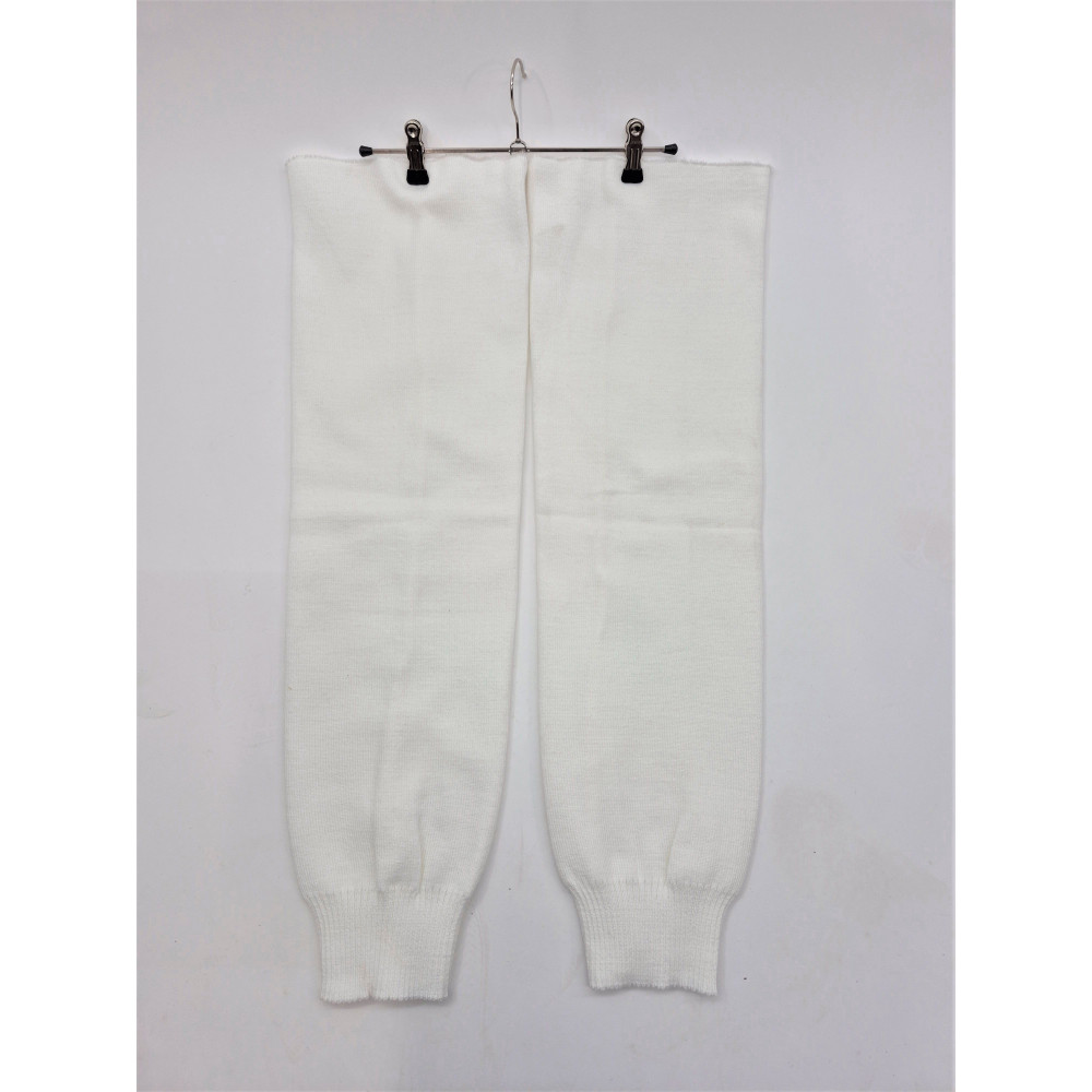 Hockey sock Knitted white (pair) Senior