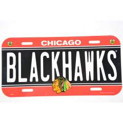 Chicago Blackhawks rekisterikilpi One Size