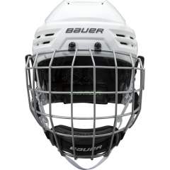 Bauer Re-Akt 85 kypärä+Ristikko, valkoinen
