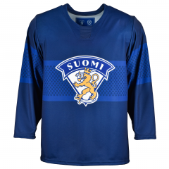 Finland Leijona Premium Fan jersey blue SR-L