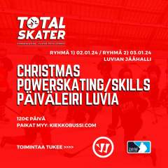 Christmas Powerskating/Skills päiväleiri Luvia 3.1.2024 ryhmä 2