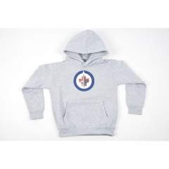 Winnipeg Jets Primary hoodie, grey 120cm