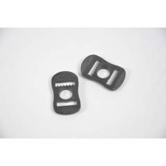 2PCS Helmet buckle, black