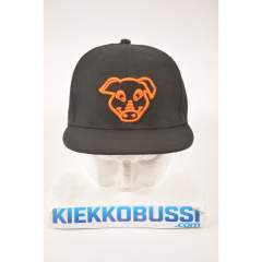 Lihajaloste Pig cap, black/orange