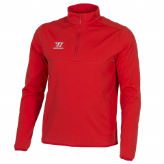 Warrior Alpha 1/2 Zipped Windstopper jacket, red