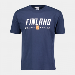 Hockey Nation Suomi Finland T-paita, sininen Rantanen