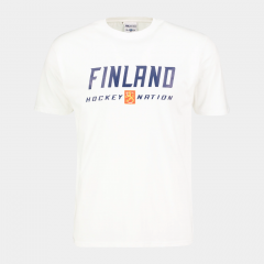 Hockey Nation Suomi Finland T-paita, valkoinen Aho